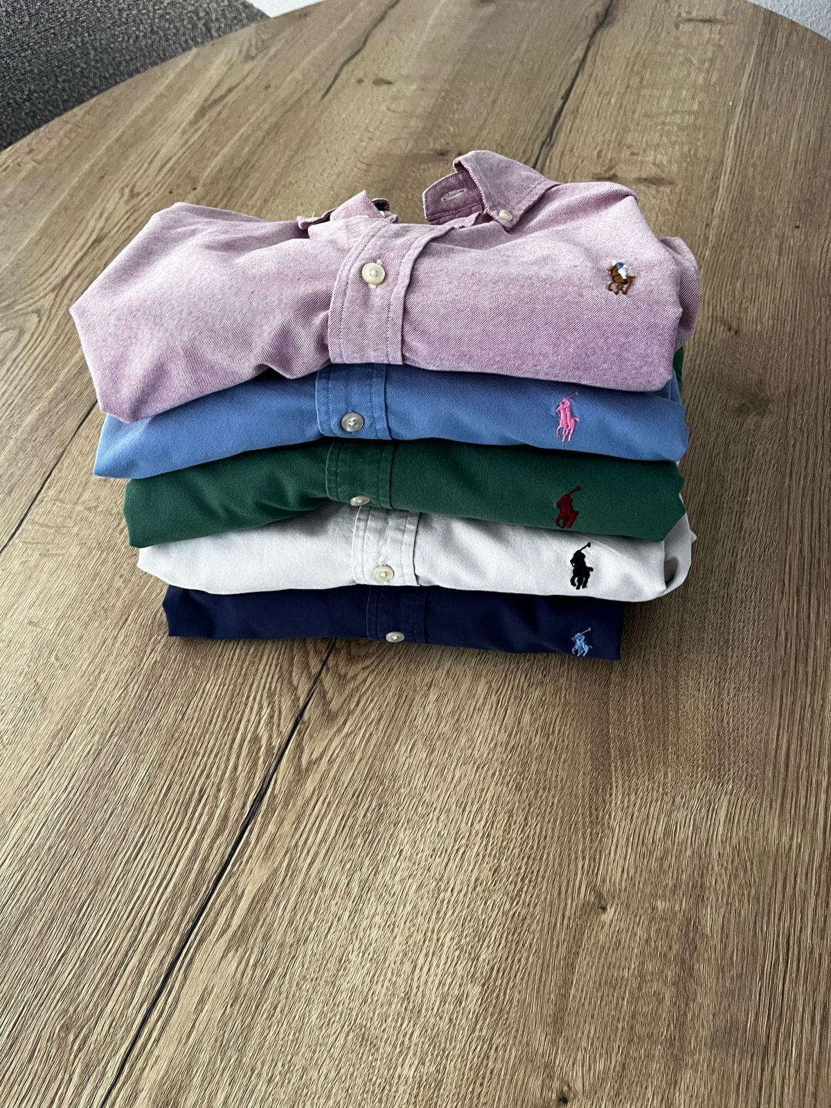Ralph Lauren Katoenen Overhemd - Diverse Kleuren, Ophalen, Gedragen, Meerkleurig, Halswijdte 39/40 (M)