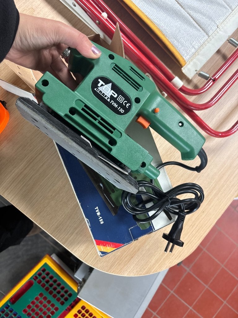 Top Craft TVM-150 Vlakschuurmachine Schuurmachine Groen, Doe-het-zelf en Verbouw, Gereedschap | Schuurmachines, Ophalen, Nieuw