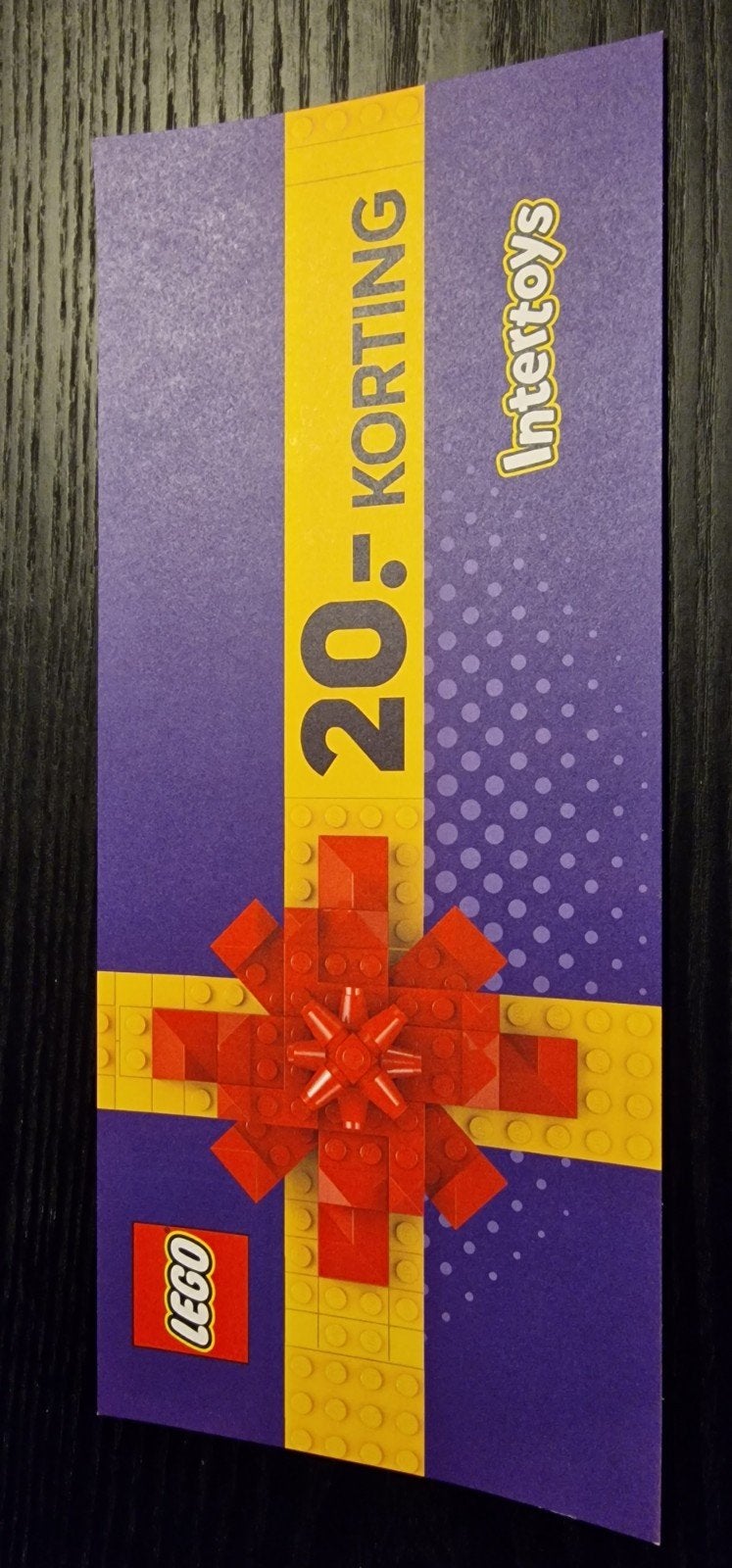 voucher intertoys, Eén persoon, Kortingsbon