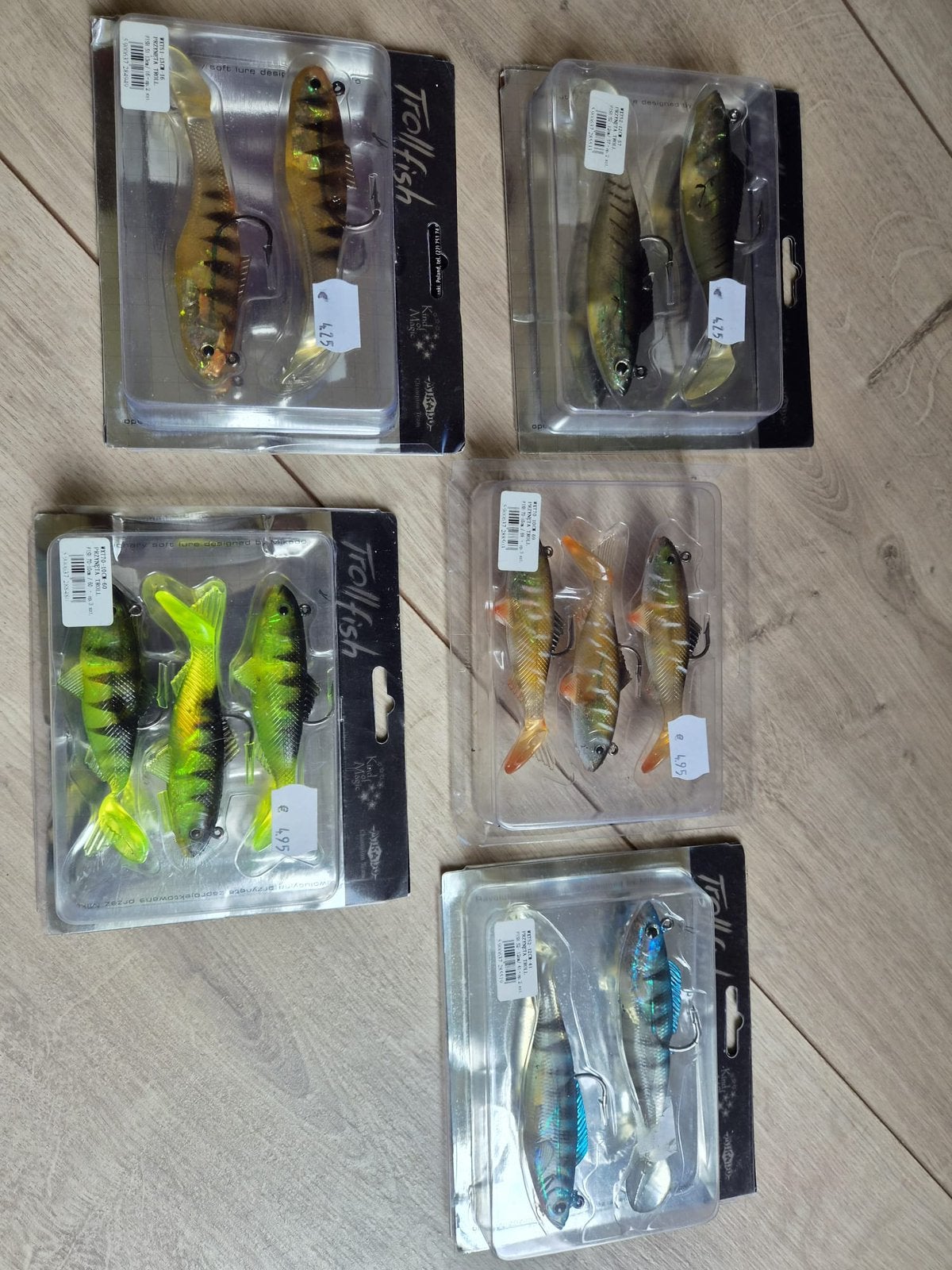 5 dozen Shads  soft silicone, Ophalen of Verzenden, Zo goed als nieuw, Haak