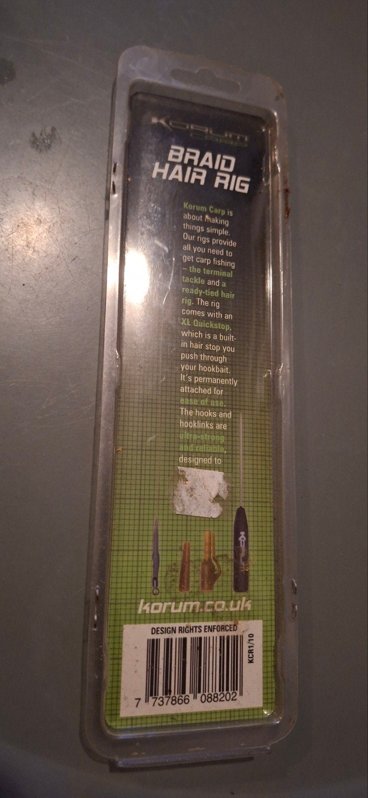 Korum Carp Braid Hair Rig - XL Quickstop, Ophalen of Verzenden, Nieuw, Overige typen