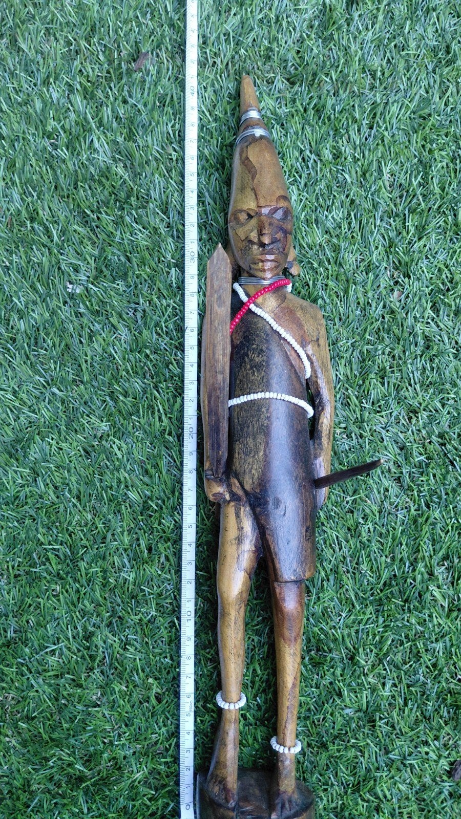 masai krijger hout beeldje, Ophalen of Verzenden
