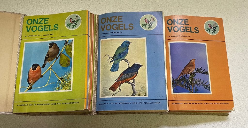 Blaadjes "onze vogels", Ophalen of Verzenden, Gebruikt, Vogel, Overige typen