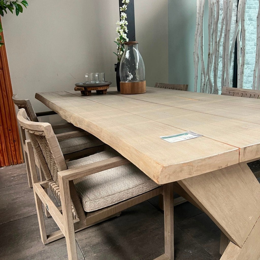 Antigua Tuinset 4 -persoons | Showroommodel, Tuin en Terras, Ophalen, 4 zitplaatsen, Gebruikt, Teakhout