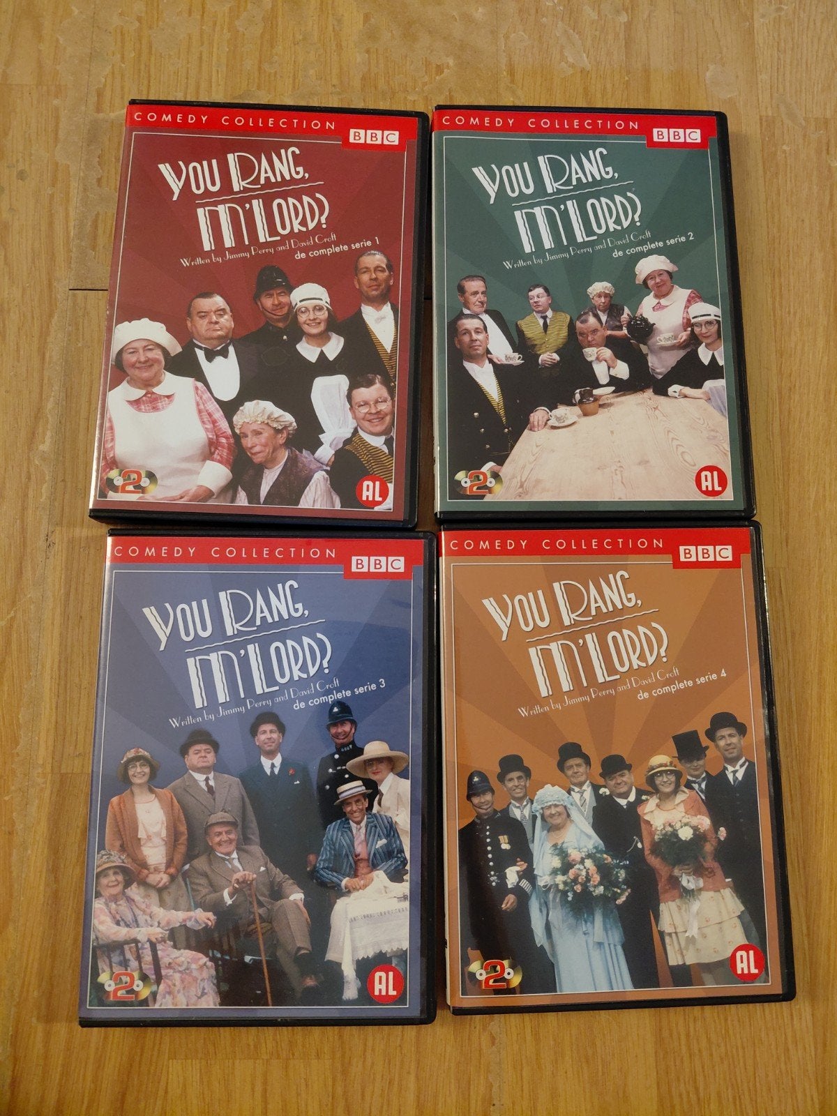 BBC You Rang M'Lord? 1 tm 4 complete serie igs, Alle leeftijden, Ophalen of Verzenden, Zo goed als nieuw, Komedie