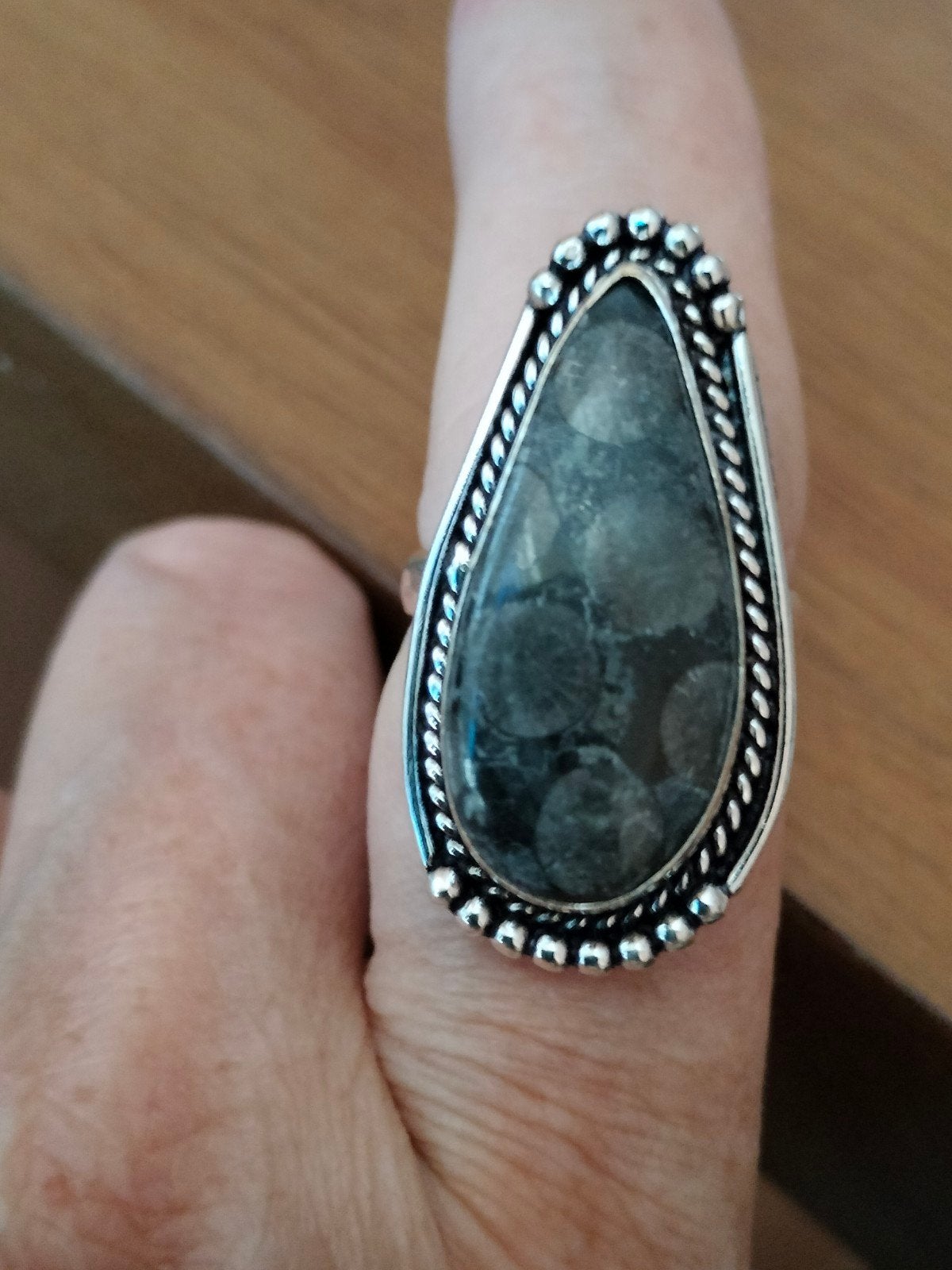 Zilveren ring met star galaxy maat 18, 18 tot 19, Overige kleuren, Verzenden, Nieuw
