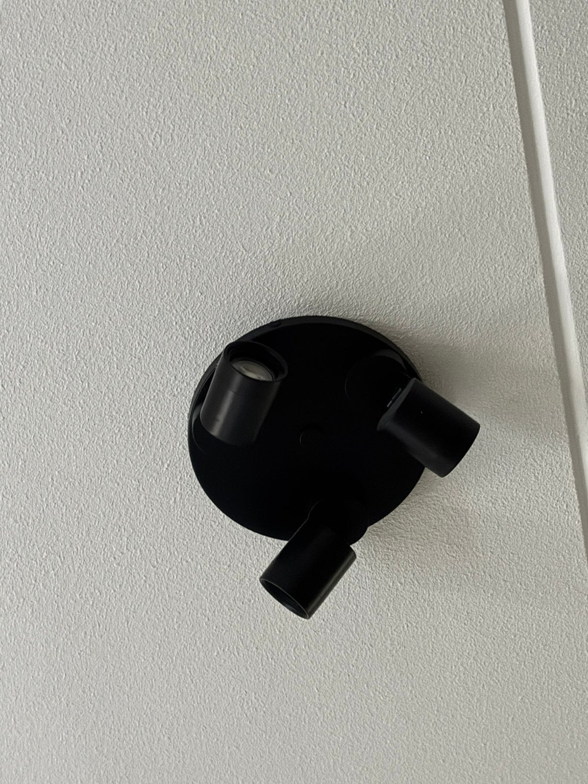 IKEA NYMANE PLAFONDSPOT ZWART x2, Ophalen, Zo goed als nieuw, Overige typen, Overige merken