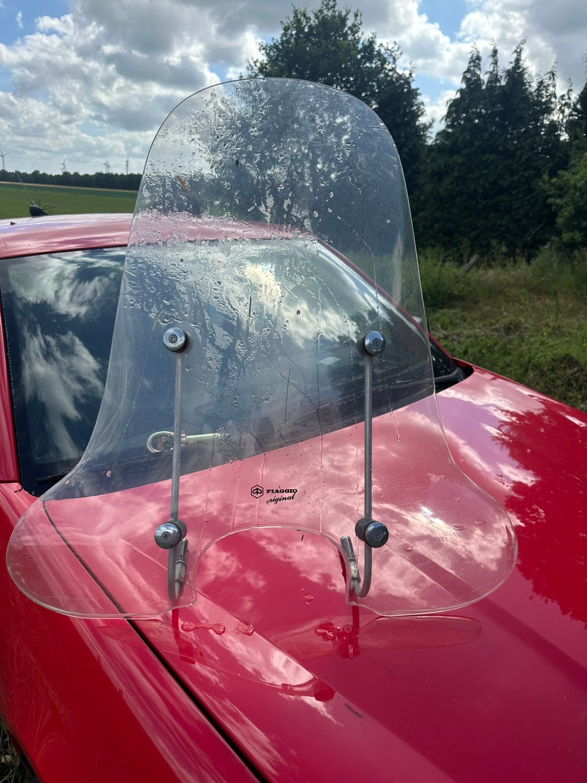 Piaggo scherm, Ophalen, Zo goed als nieuw, Benzine