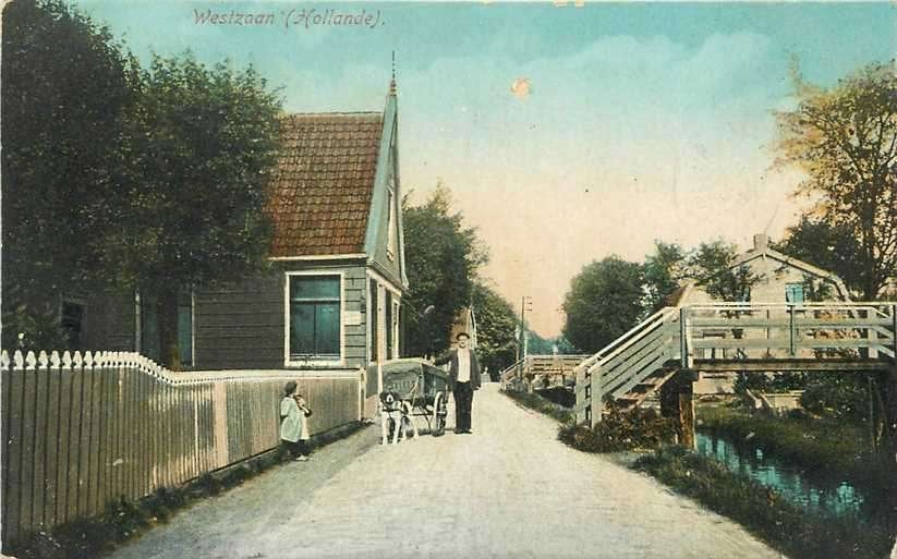 380-845-023 Westzaan, Verzenden, Voor 1920, Noord-Holland
