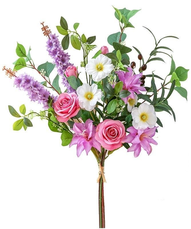 Boeket zijden bloemen, Zijde, Ophalen of Verzenden, Nieuw, Boeket