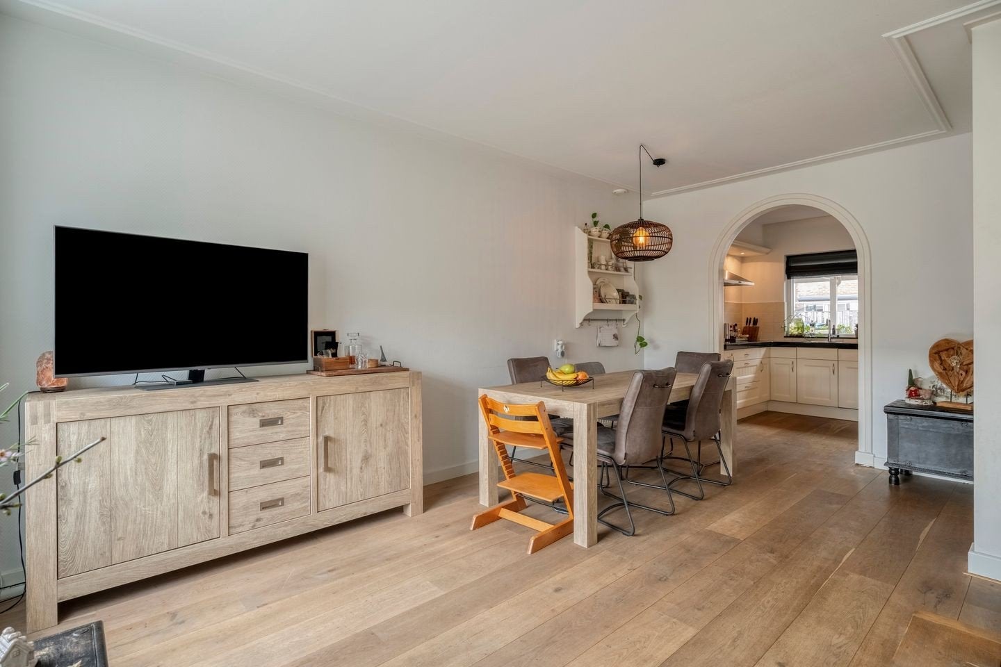 Eettafel, Ophalen, 75 cm of meer, 150 tot 200 cm, Zo goed als nieuw