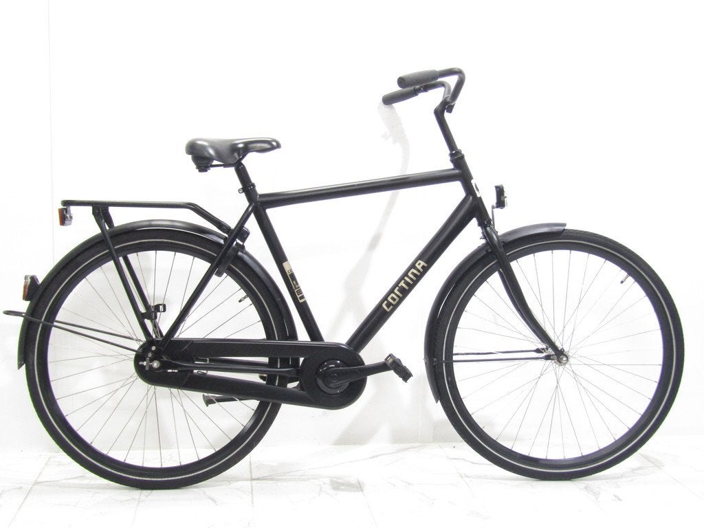 Cortina U1 zwart heren 55cm 28inch, 53 tot 57 cm, Gebruikt, Overige merken, Versnellingen