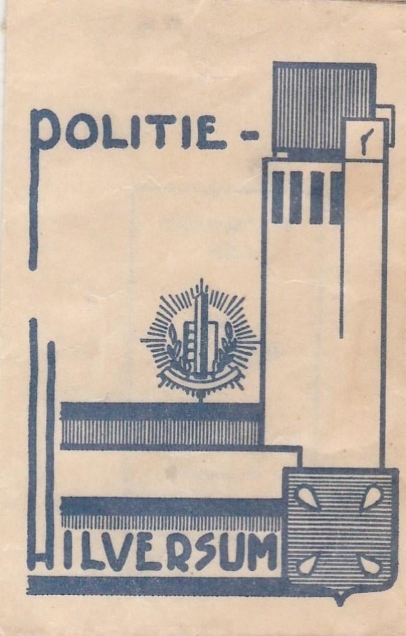 politie Hilversum, Ophalen of Verzenden, Overige soorten, Nederland, Embleem of Badge