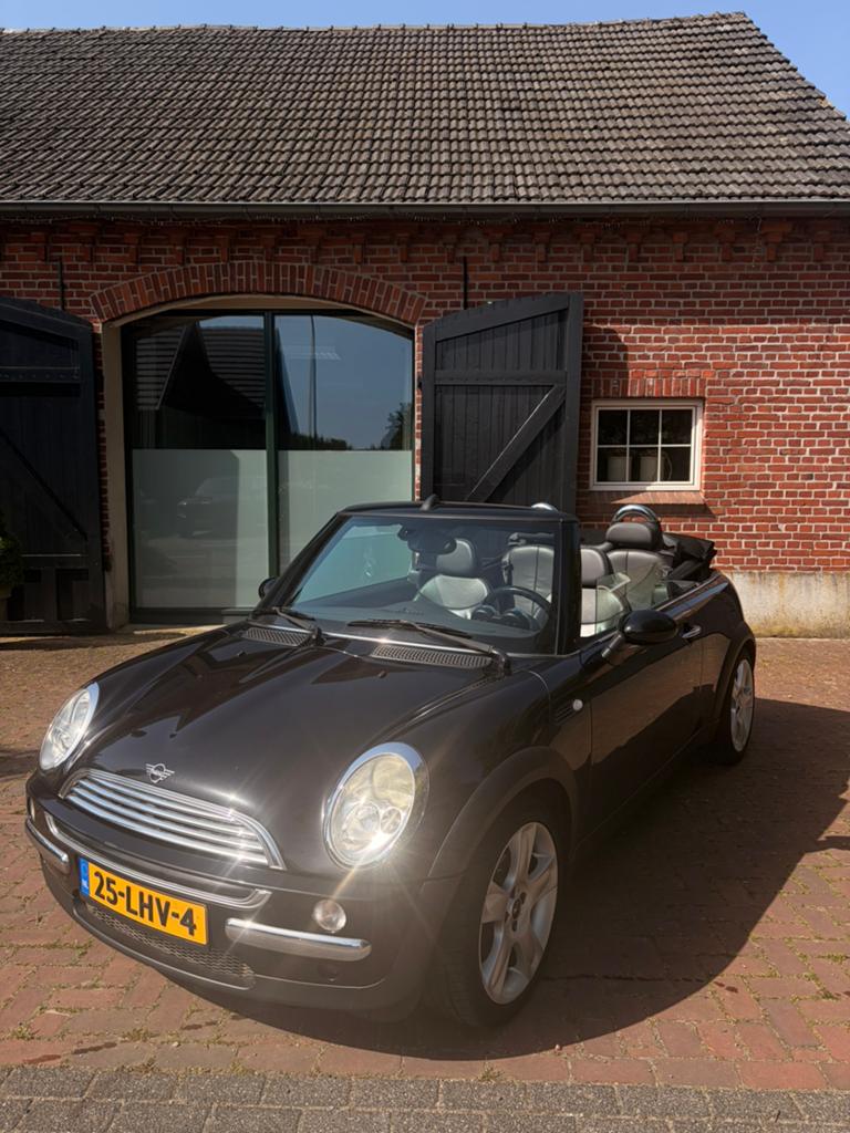 APK GEKEURD TOT JUNI 2027 Mini 1.6 16V Cooper Cabrio 2005, Voorwielaandrijving, 4 cilinders, Cabriolet, 4 stoelen