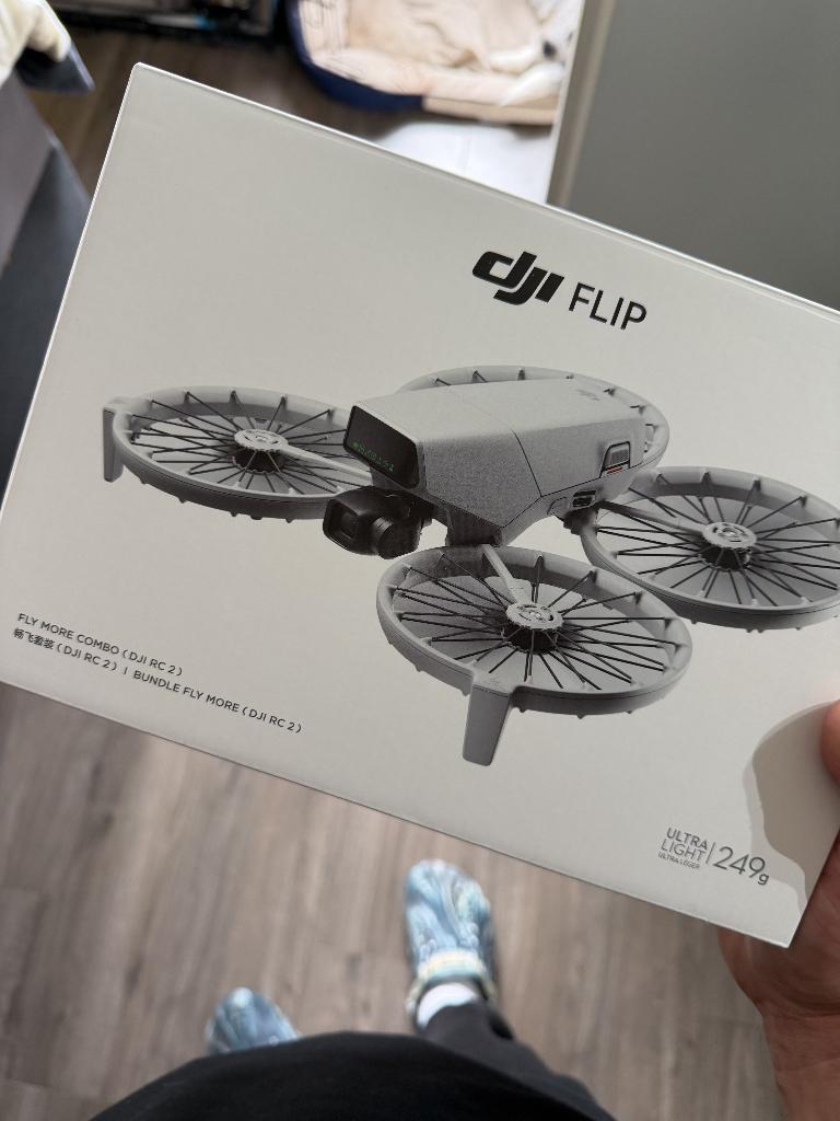 DJI Flip Fly More Combo met RC 2 + DJI Care + Freewell ND, Ophalen, 30 tot 45 minuten, Cameradrone, Return to Home