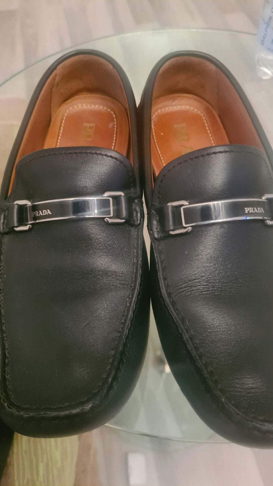 Prada Loafers Heren Zwart - Maat 41, Loafers, Zwart, Ophalen of Verzenden, Prada