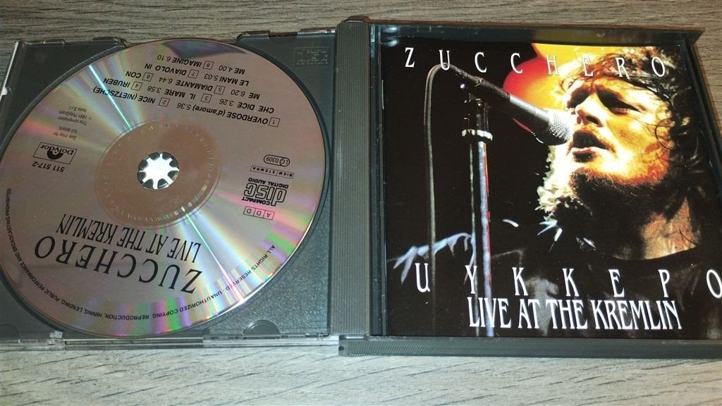 Zucchero ‎- Uykkepo Live At The Kremlin [2CD], Ophalen of Verzenden, Zo goed als nieuw