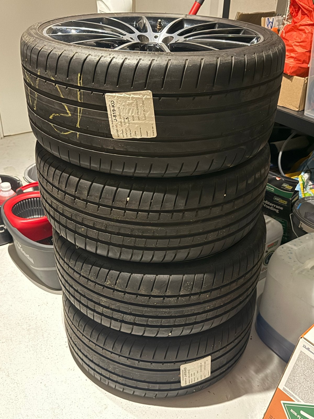 Mercedes-Benz AMG Velgen met Zomerbanden, Ophalen, Banden en Velgen, Personenwagen, 20 inch