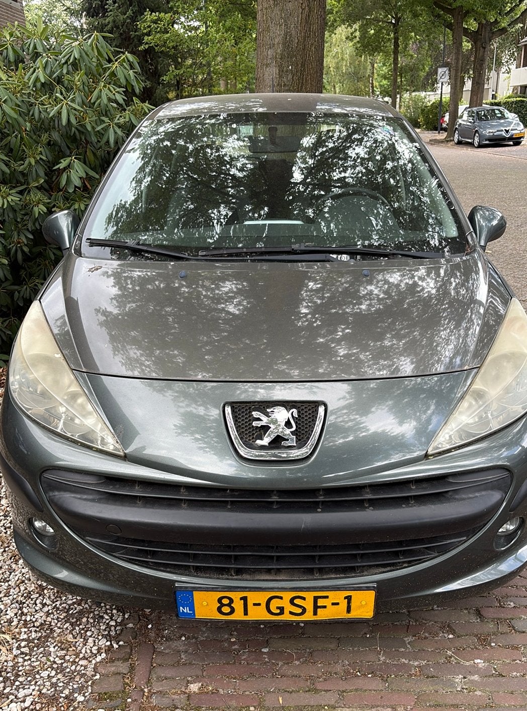 Peugeot 207 1.4 VTI 16V 5DRS 2008 benzine Grijs, Voorwielaandrijving, Stof, Zwart, 1153 kg