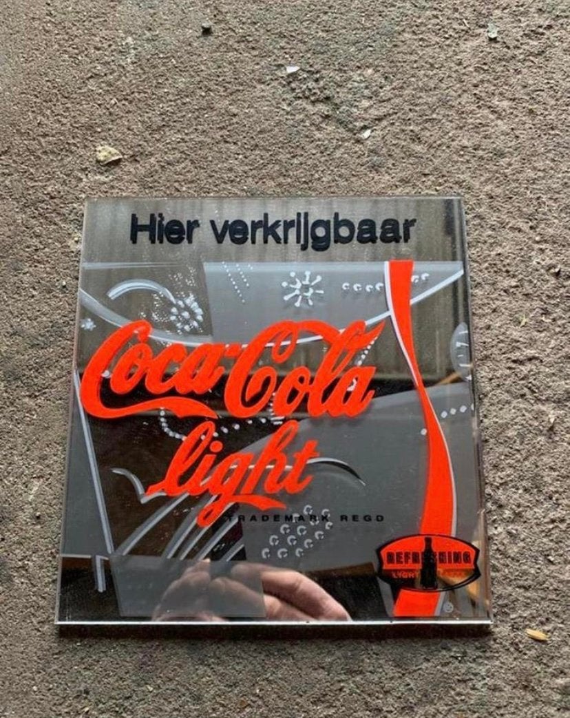 Coca cola spiegels, Ophalen of Verzenden, Zo goed als nieuw, Gebruiksvoorwerp