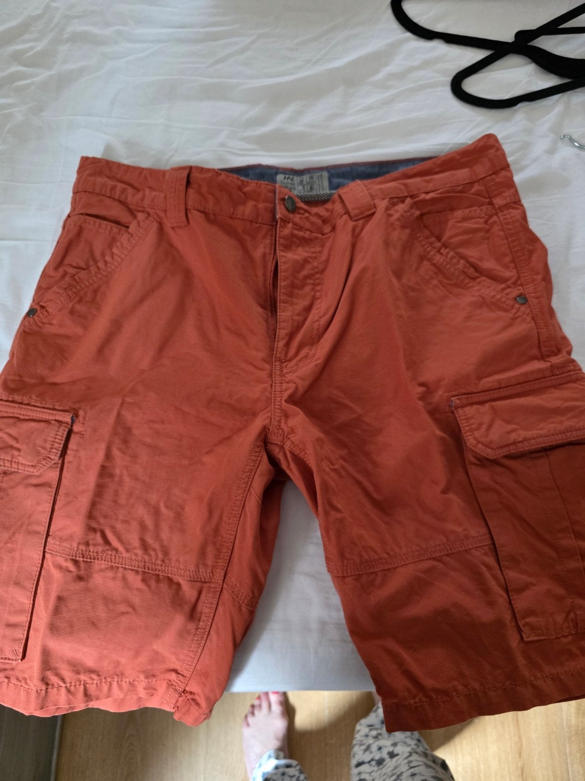 Human Nature Cargo Korte Broek Heren XL Oranje, Ophalen of Verzenden, Zo goed als nieuw, Maat 56/58 (XL), Oranje