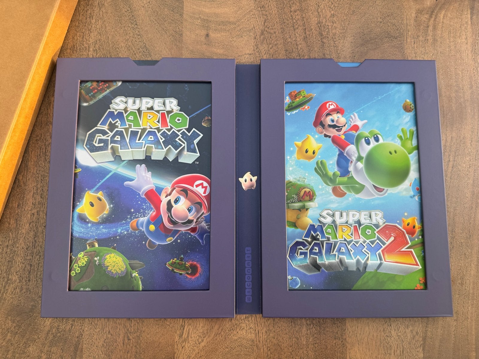 Super Mario Galaxy 1 & 2 Steelbook Poster Set (ICONART), 1 speler, Ophalen of Verzenden, Zo goed als nieuw, Vanaf 3 jaar