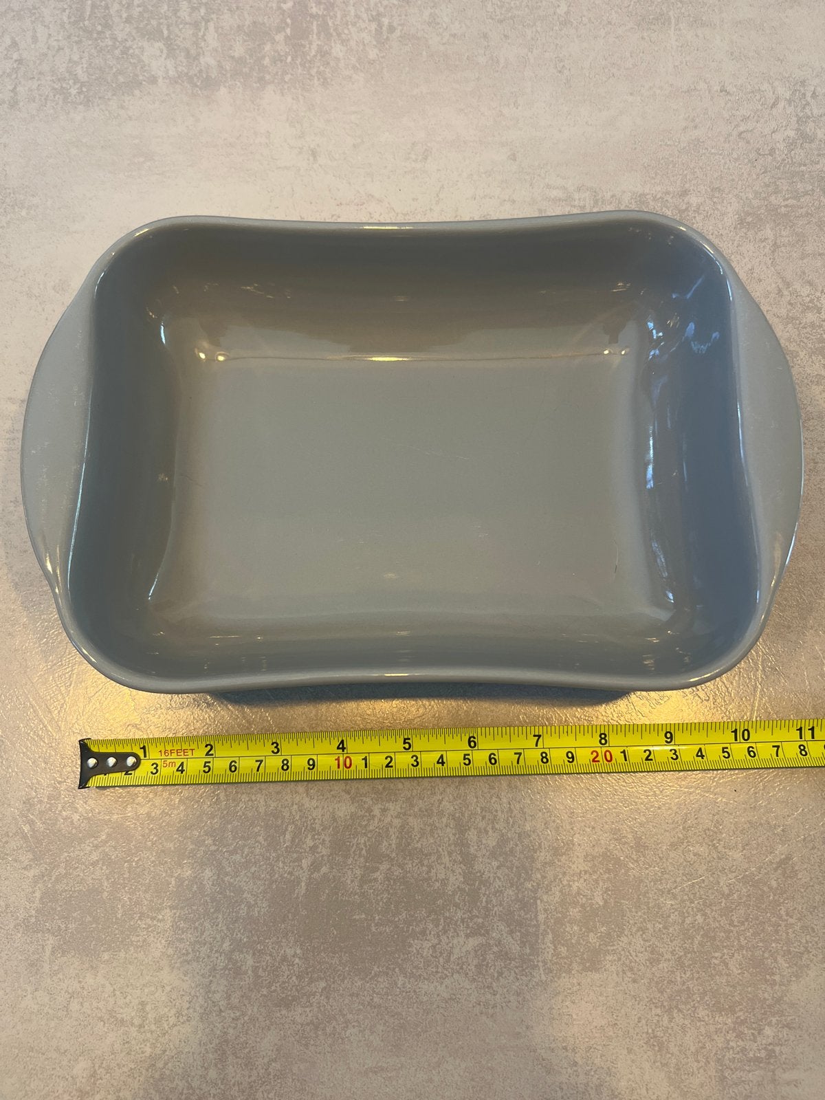 Vivo Villeroy & Boch Ovenschaal - Grijs, Gebruikt, Ophalen of Verzenden, Steen/keramiek, Grijs