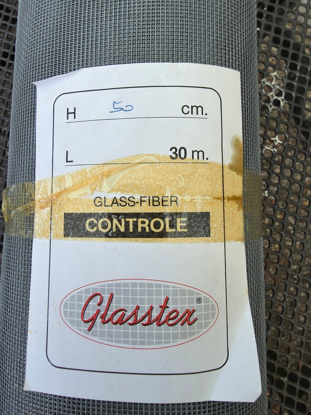 Glasvezel gaas Glasstex 50cm x 30m, Ophalen of Verzenden, Nieuw, Folie