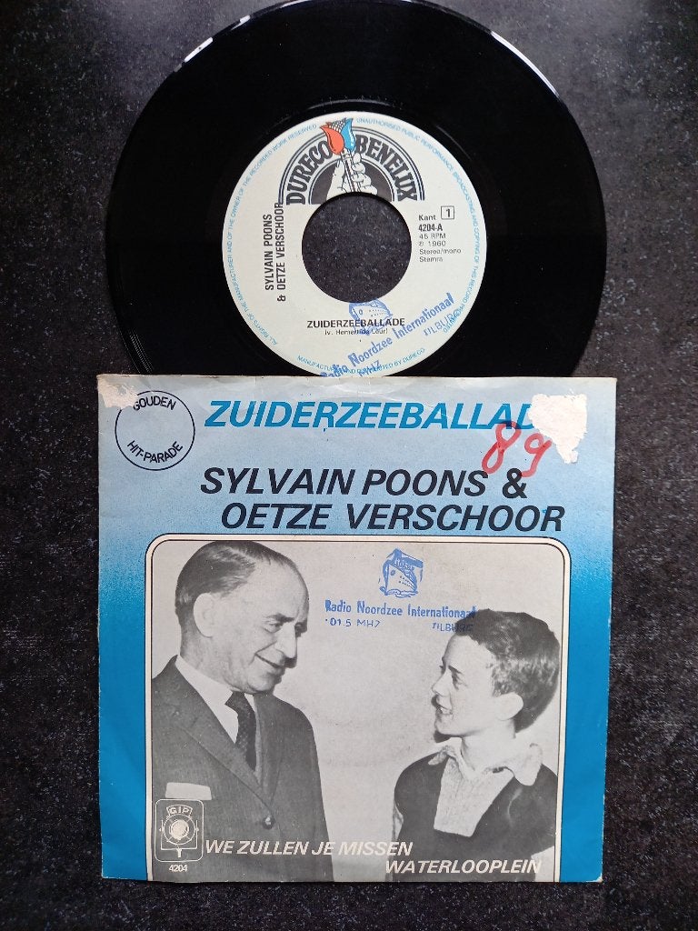 Sylvain Poons & Oetze Verschoor - Zuiderzeeballade reissue, Fotohoes, Ophalen of Verzenden, Gebruikt, Nederlandstalig