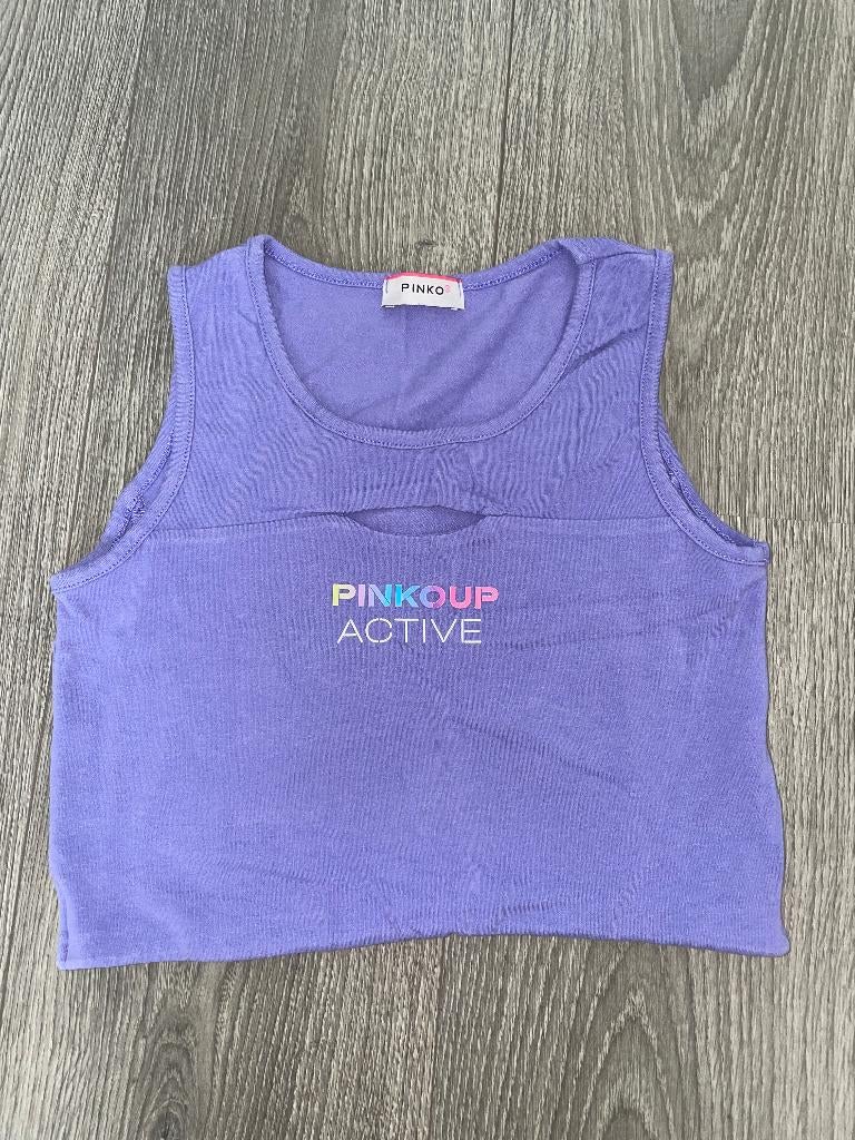 pinko active meisjes paarse crop tank top mt 152, Meisje, Pinko, Ophalen of Verzenden, Zo goed als nieuw