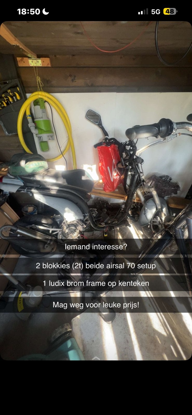 Ludix onderdelen en blok 2t + speedfight 3 2t blok, Fietsen en Brommers, Brommeronderdelen | Scooters, Ophalen of Verzenden, Blok