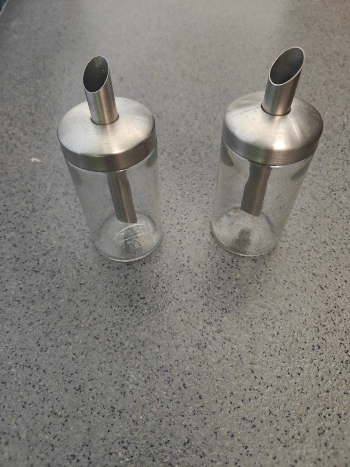 Twee IKEA suikerbusjes in goede staat, Ophalen of Verzenden, Gebruikt, Glas, IKEA