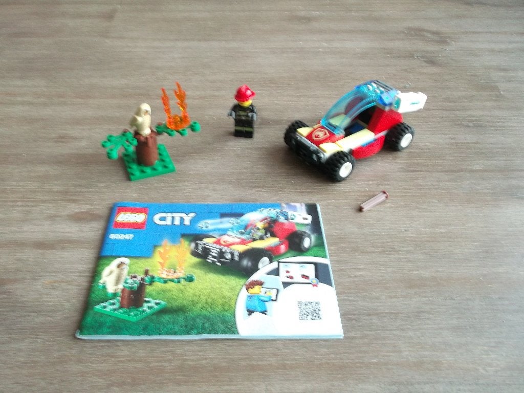 lego brandweer 60247 forest fire (2020), Ophalen of Verzenden, Gebruikt, Complete set, Lego
