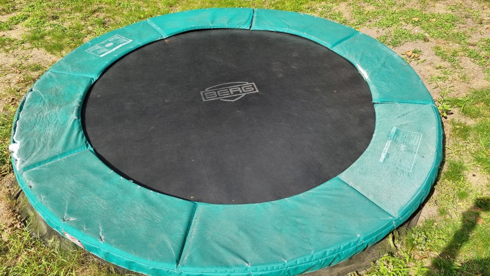Gratis BERG Inground Champion Trampoline 305cm, Ophalen, Gebruikt