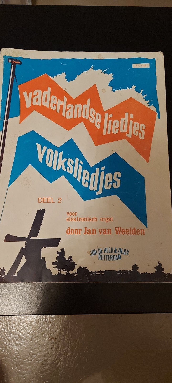 Vaderlandse Liedjes Volksliedjes Deel 2 - Elektronisch Orgel, Muziek en Instrumenten, Gebruikt, Klassiek, Ophalen of Verzenden