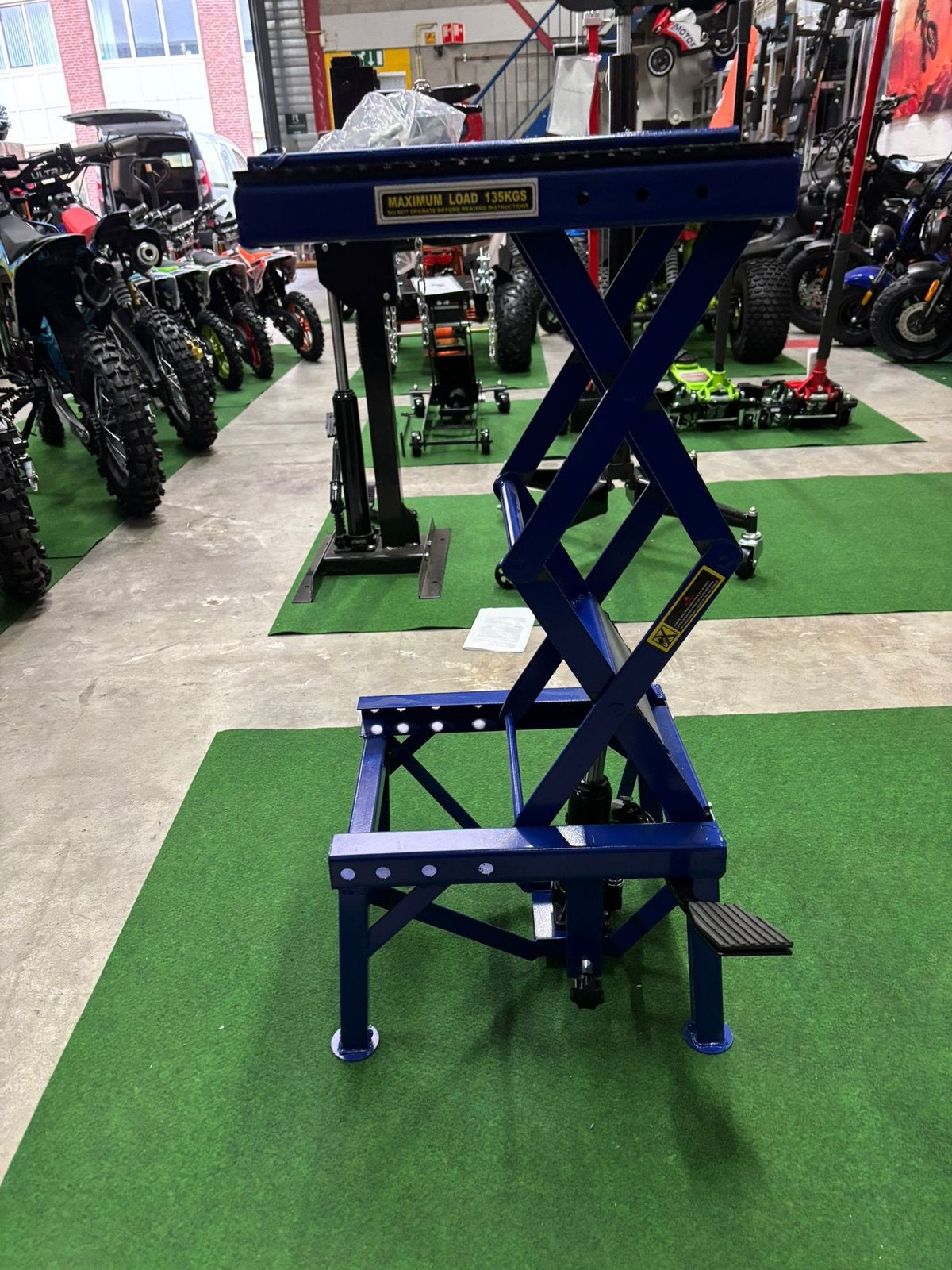 ‼️Nieuw‼️UltraToolz Werkbanklift Motorlift Hydraulisch 140KG, Ophalen of Verzenden, Zo goed als nieuw, Hydraulisch, Garagekrik