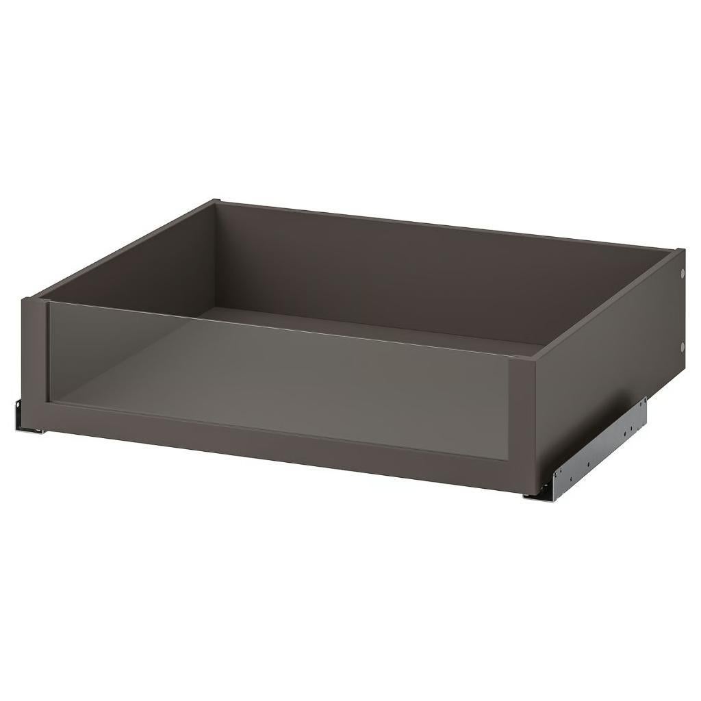 Ikea KOMPLEMENT Lade met glazen front, donkergrijs 75x58 cm, Huis en Inrichting, Kasten | Kledingkasten, Ophalen, Kunststof, Nieuw