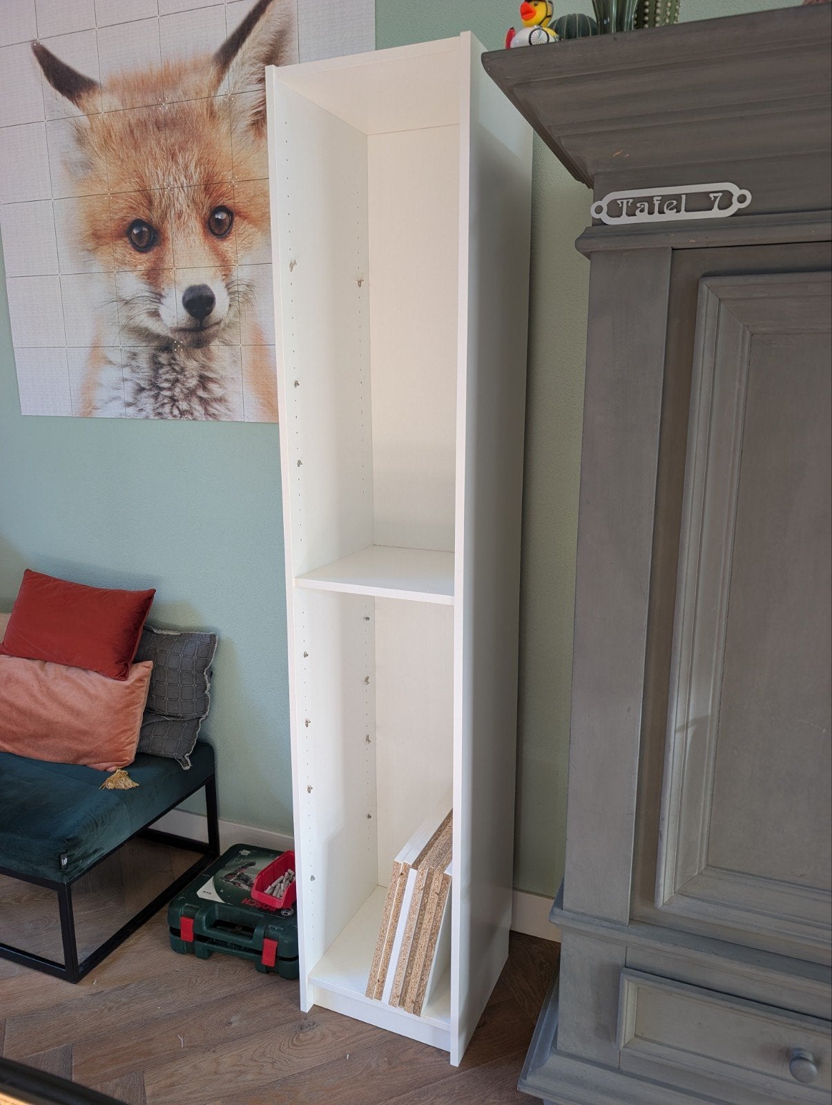 IKEA Billy Kast - Witte Boekenkast/Opbergkast, Ophalen, Gebruikt
