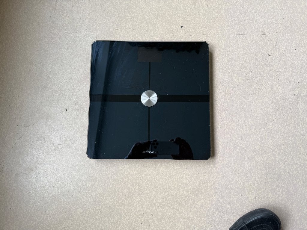 Withings Smart Body Analyzer WS-50 slimme weegschaal zwart, Gebruikt, 1 tot 500 gram, 100 kg of meer, Ophalen of Verzenden