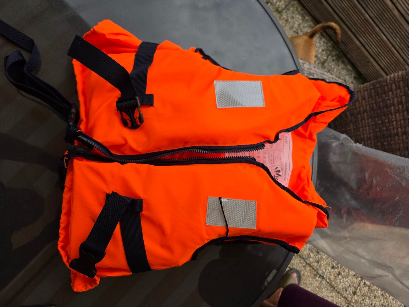 Reddingsvest 100N voor 70-90 kg, Ophalen of Verzenden, Zo goed als nieuw, Overige typen