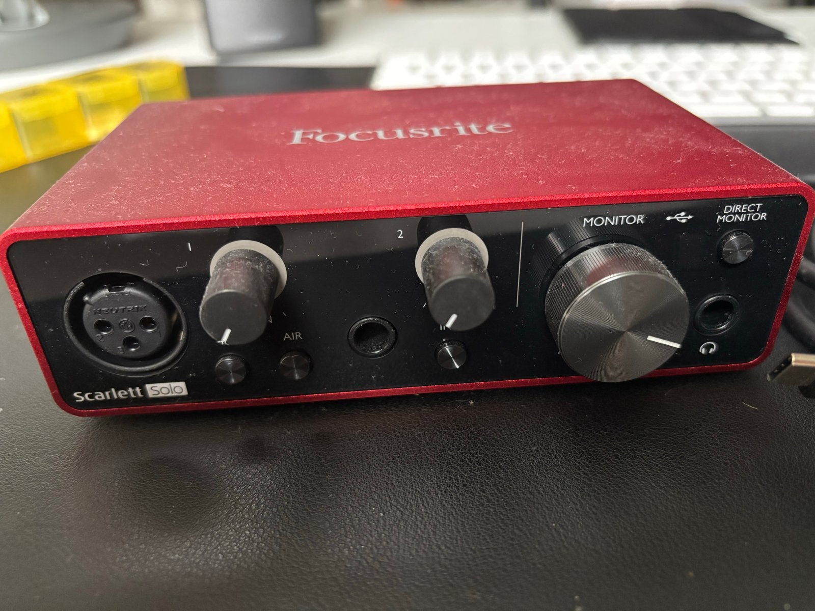 Focusrite Scarlett Solo 3rd Gen Geluidskaart met USB-C, Computers en Software, Ophalen, Zo goed als nieuw, Extern