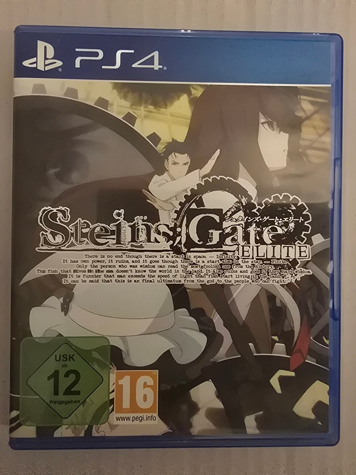Steins;Gate Elite PS4 - Anime Visual Novel, Spelcomputers en Games, Games | Sony PlayStation 4, Zo goed als nieuw, Avontuur en Actie