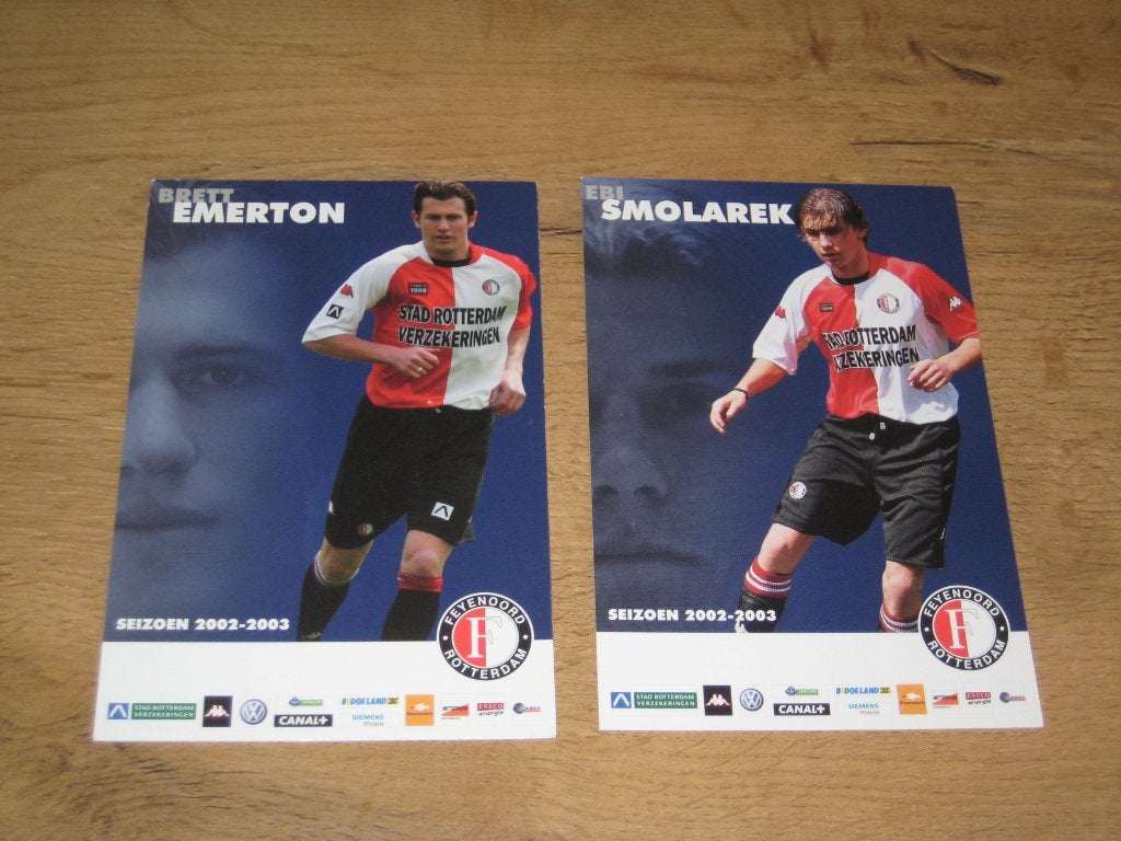 spelerskaarten feyenoord rotterdam seizoen 2002-2003, Ophalen of Verzenden, Zo goed als nieuw, Feyenoord, Spelerskaart