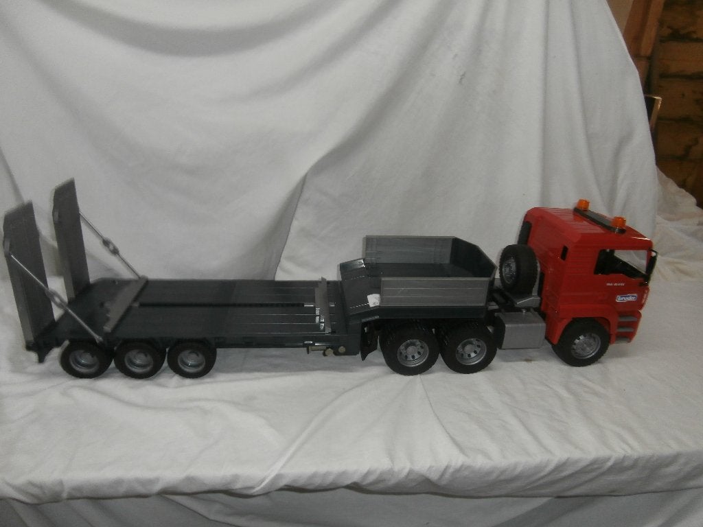 Bruder MAN TGA truck met oplegger, Ophalen, Gebruikt