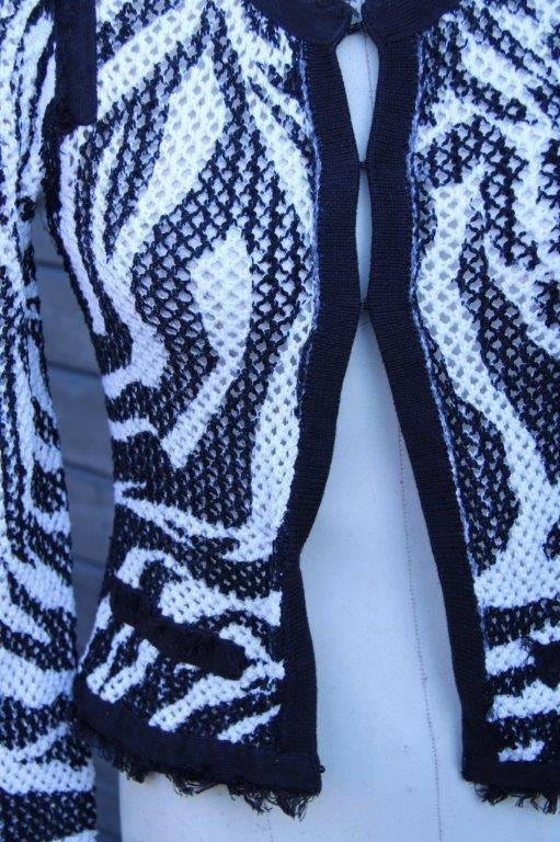 Vest offwhite/ zwart Monari mt 38 Vaste prijs, Kleding | Dames, Maat 38/40 (M), Monari, Zwart, Ophalen of Verzenden
