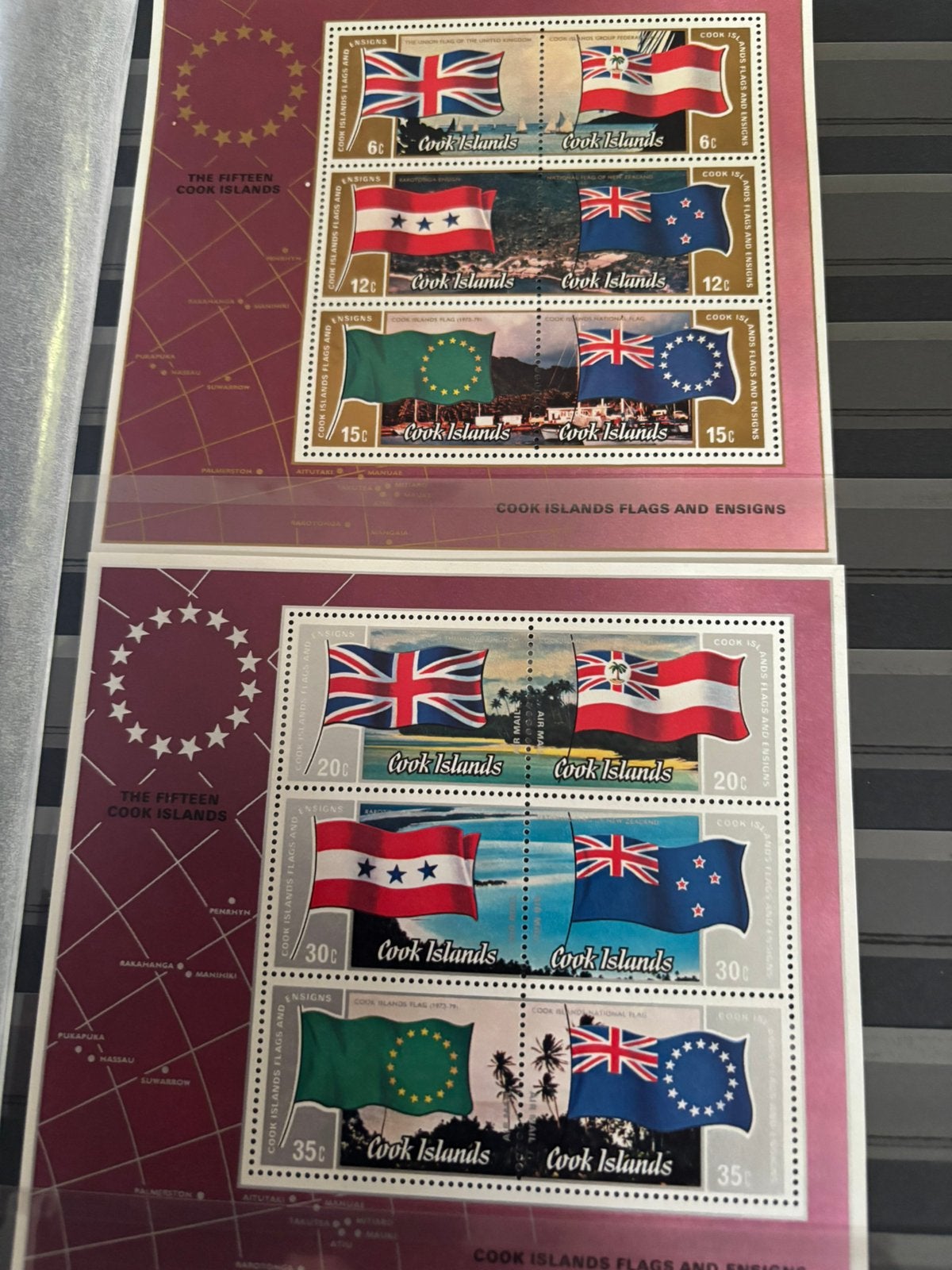 Cook island 1983 twee blokken, Ophalen of Verzenden, Postfris