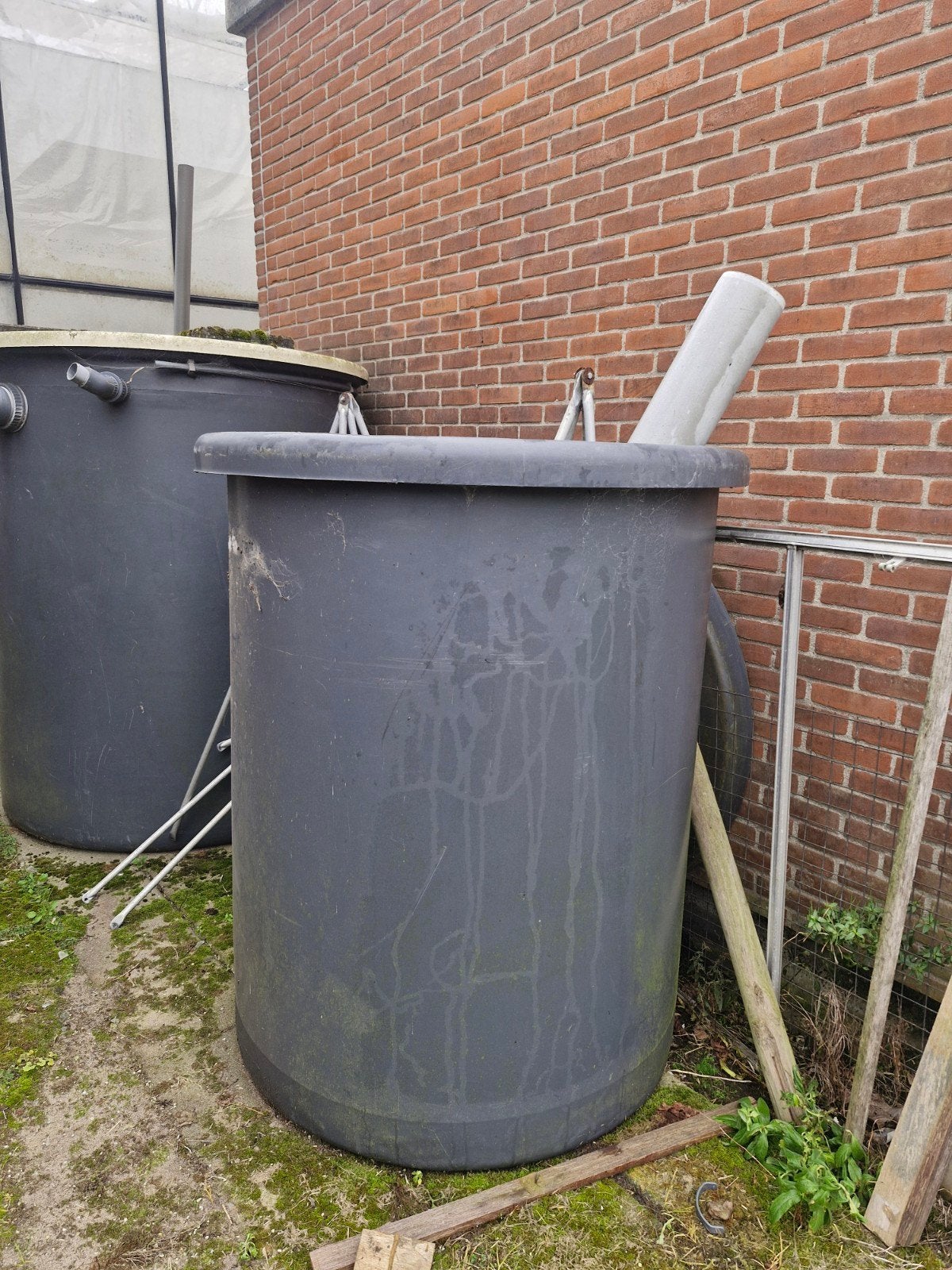 regenton , mengbak, waterbak, Tuin en Terras, 150 liter of meer, Ophalen, Gebruikt