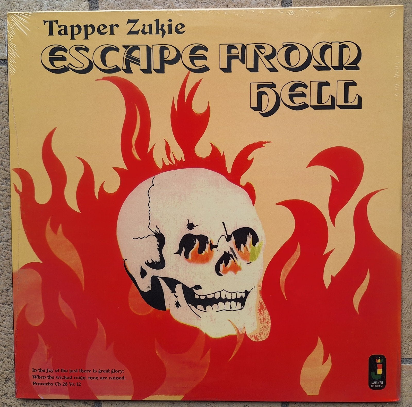Tapper Zukie - Escape From Hell (reggae dub LP), LP, Ophalen of Verzenden, Reissue, 12 inch