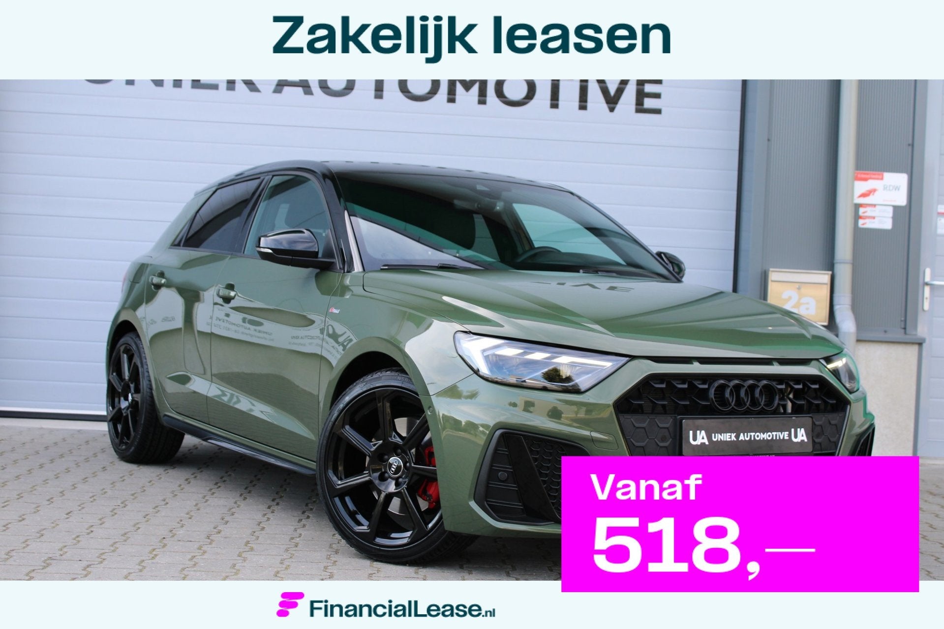 Audi A1 Sportback 40 TFSI COMPETITION | S LINE | SONOS | CAM, Zwart, 4 cilinders, Bedrijf, Geïmporteerd
