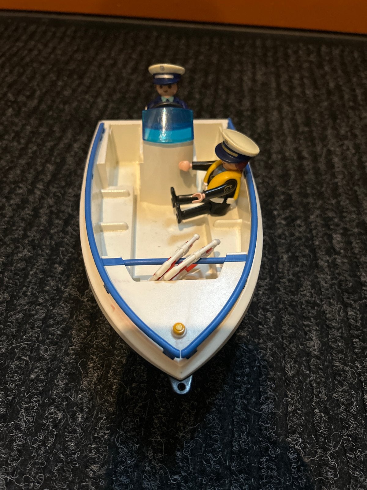 Playmobil Douane Boot met 2 Figuren - Zo goed als nieuw, Kinderen en Baby's, Speelgoed | Playmobil, Complete set, Ophalen of Verzenden